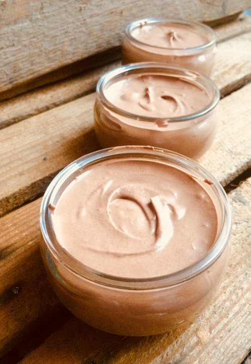 Petits pots de crème au chocolat paléo (sans gluten) Oum Naturel